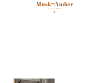 Tablet Screenshot of muskandambergallery.com